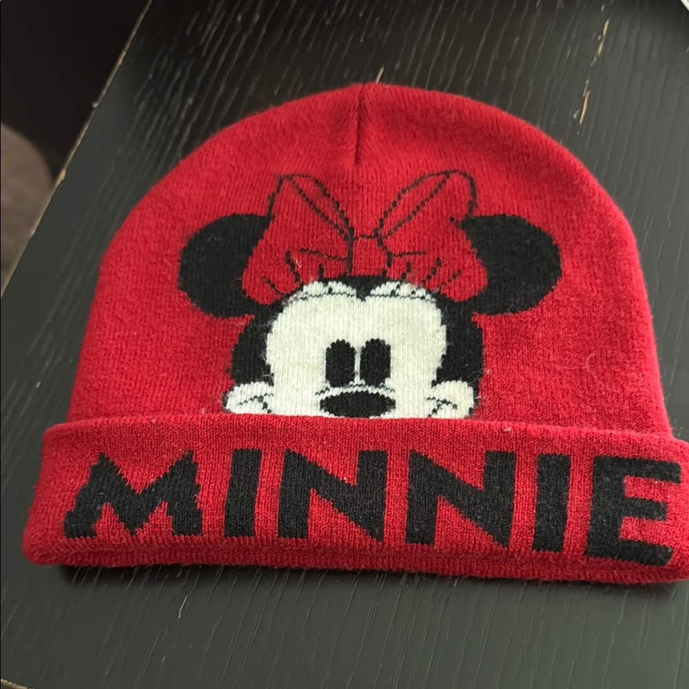 Minnie Mouse Red Beanie for Kids